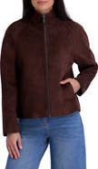Kenneth Cole New York Faux Suede Scuba Jacket