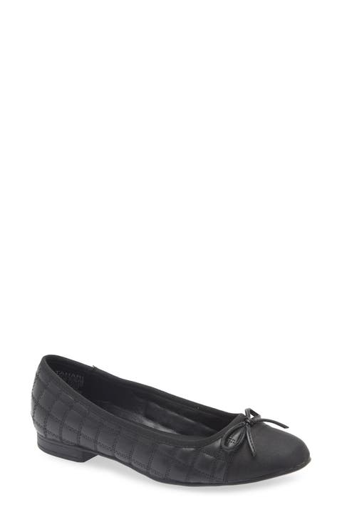 Chateau Cap Toe Quilted Flat (Women)