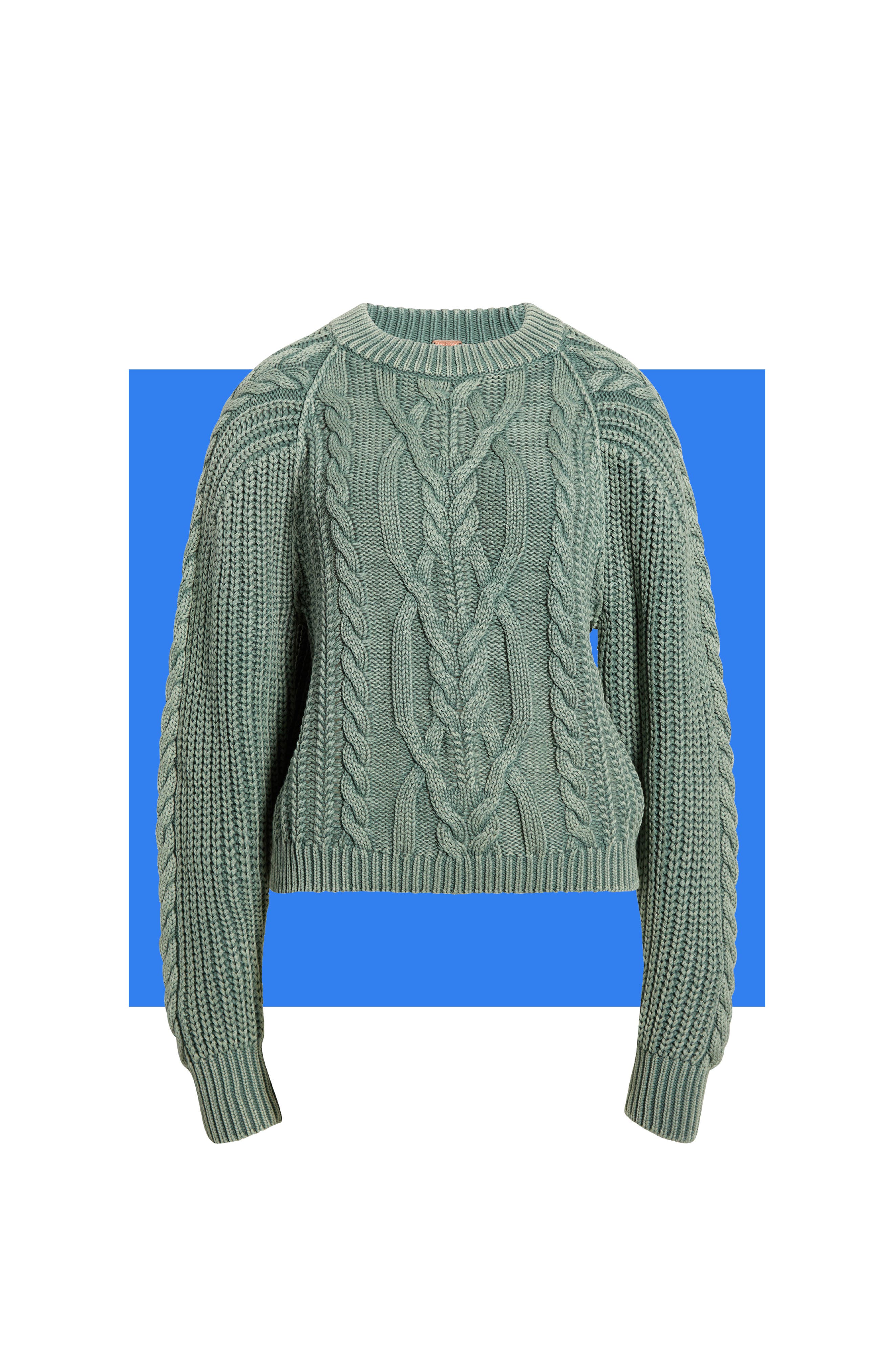 Frankie Cable Cotton Sweater