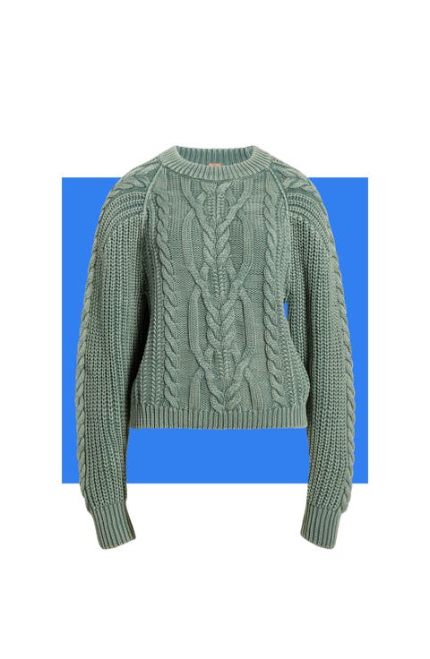 Frankie Cable Cotton Sweater