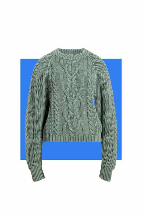 Frankie Cable Cotton Sweater