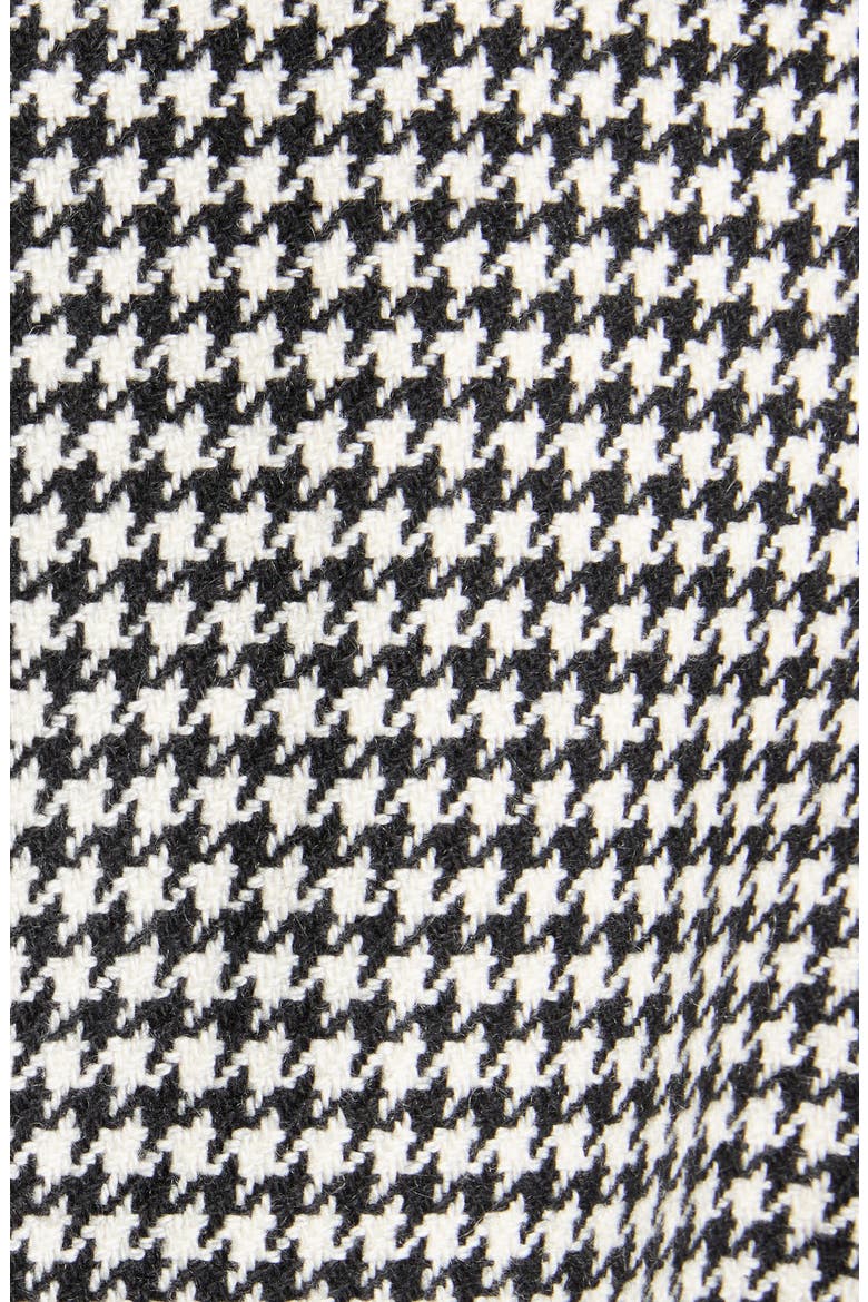 Cashmere Houndstooth Boyfriend Jacket, Alternate, color, BLACK/ WHITE