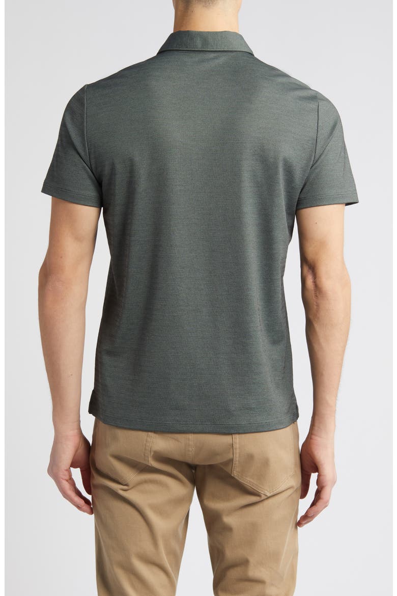 Kurt Textured Polo, Alternate, color, DARK GREEN