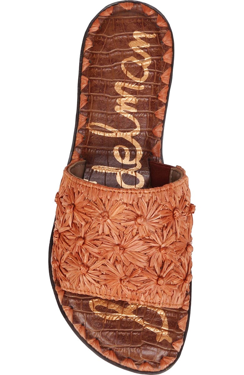 Sam Edelman Giovanna Raffia Slide Sandal, Alternate, color,