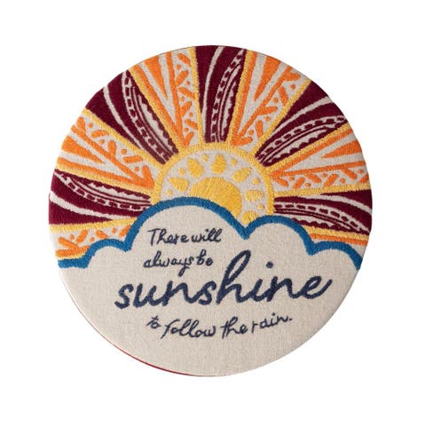 Prerak Sunshine Hand Embroidered Wall Art