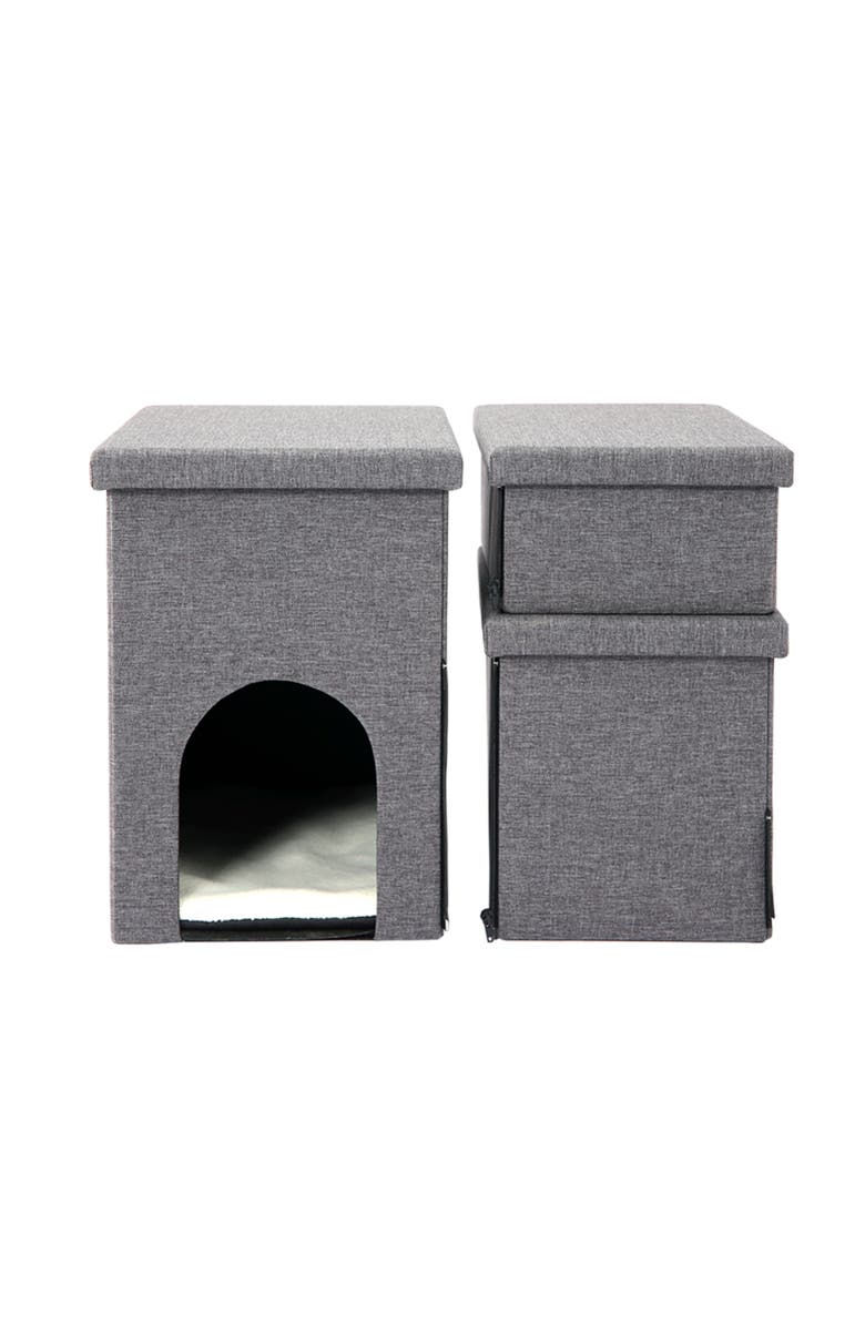 Ashfield
Harkness 3 Step Pet Stairs, Alternate, color, Multicolored