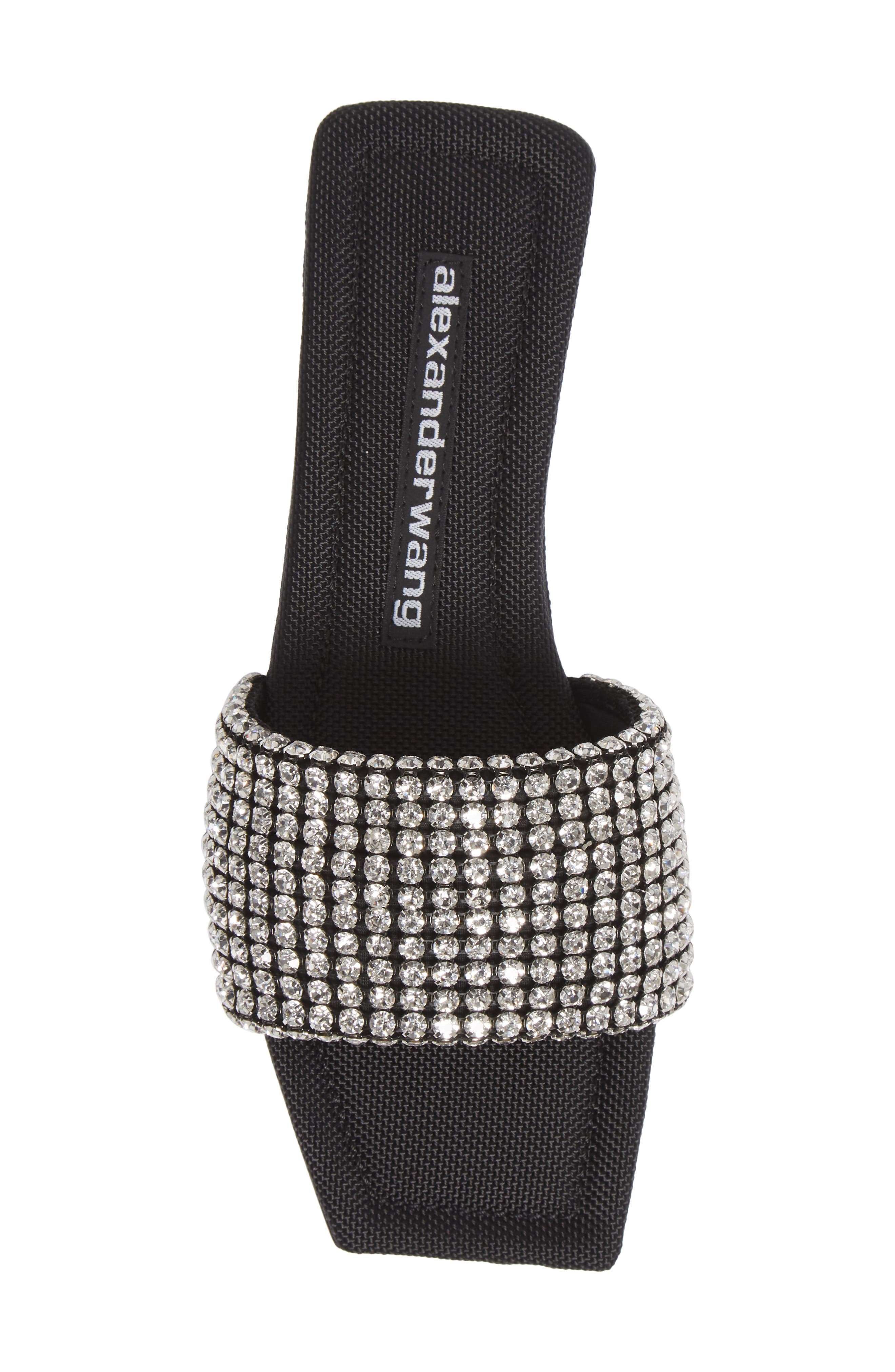 Alexander Wang Anya Crystal Slide Sandal, Alternate, color, 