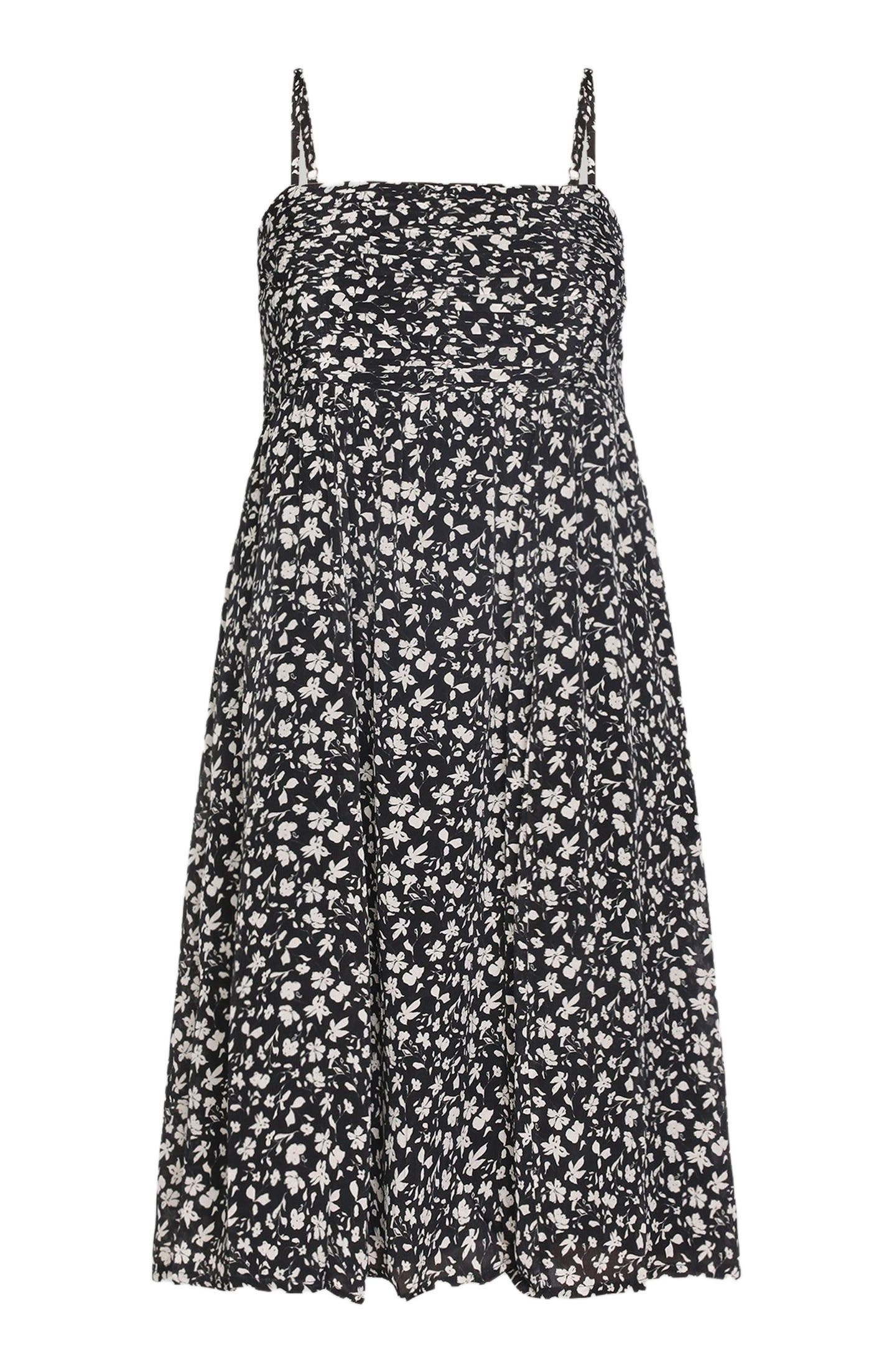 Ruched Strappy Mini Dress - image 2