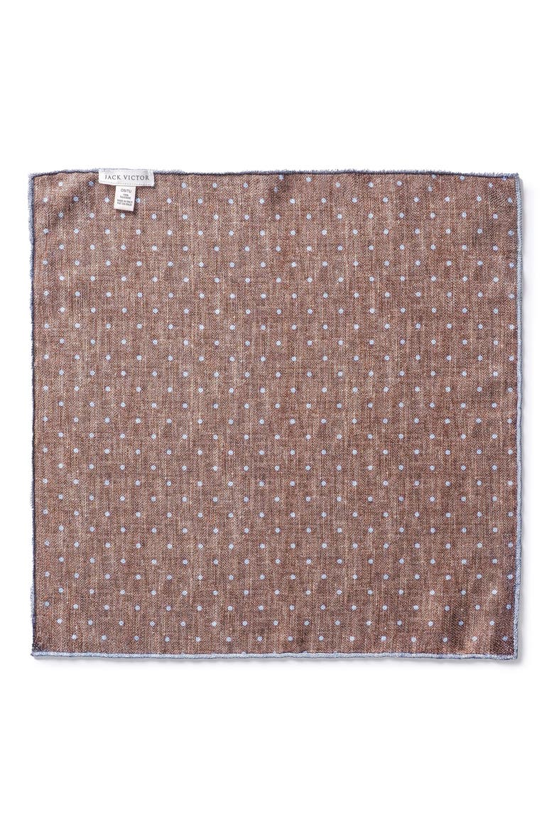 Selby Reversible Silk Pocket Square, Alternate, color, SKY BLUE