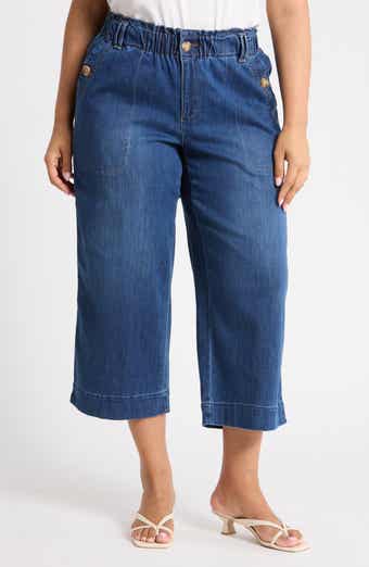 Wide Leg Crop Jeans