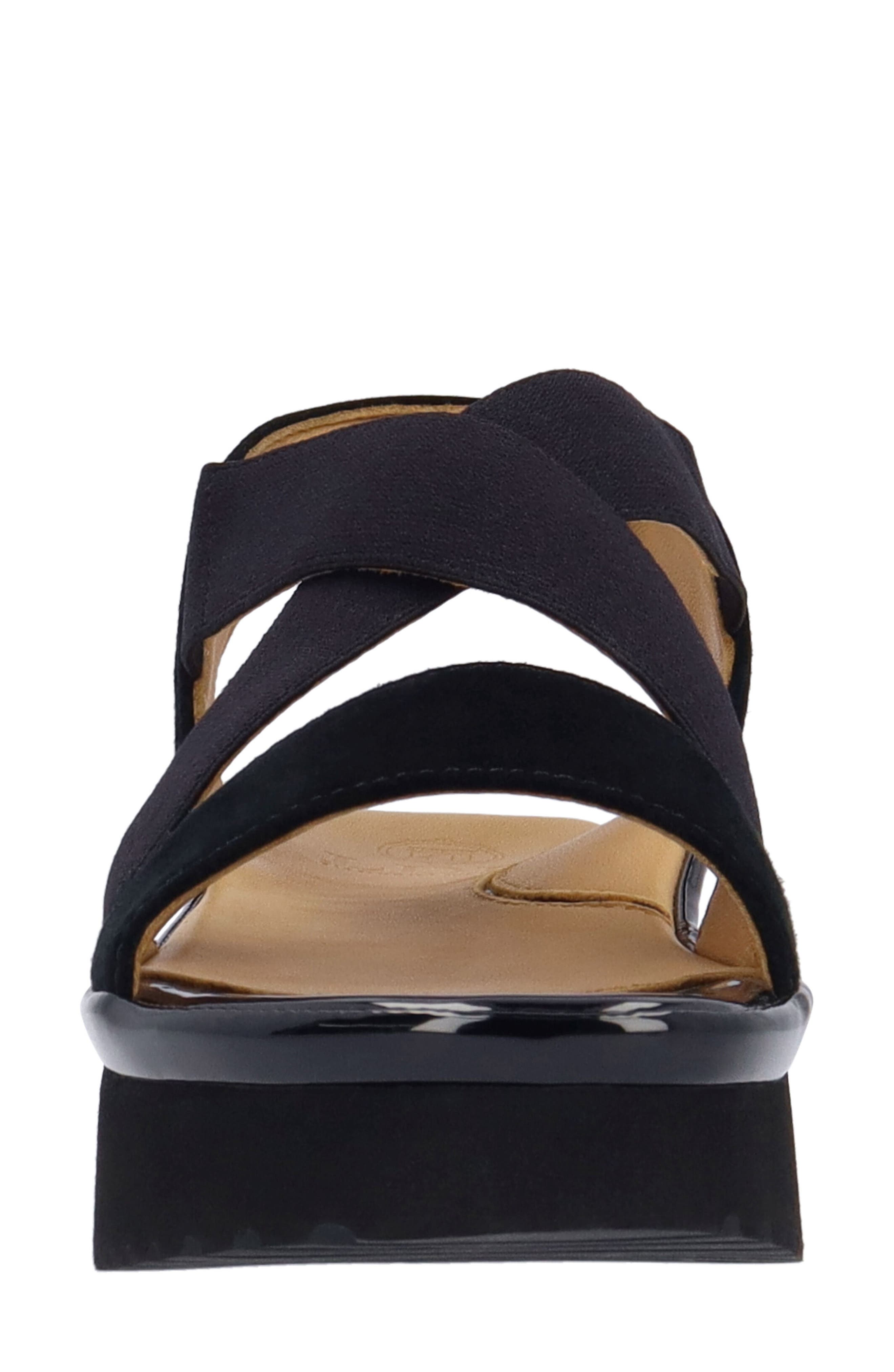 L'Amour des Pieds Aizling Ankle Strap Sandal, Alternate, color, Black
