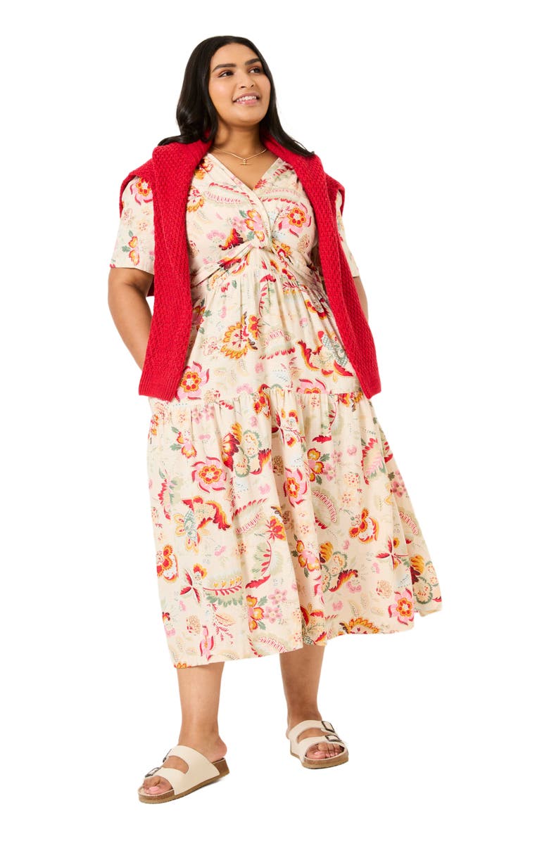 FatFace Plus Size Gigi Midi Dress, Alternate, color, 