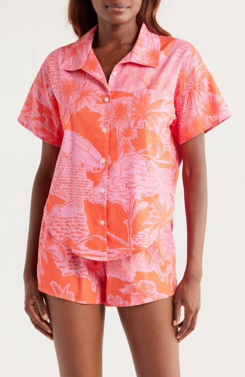 Kilo Brava Print Cotton Short Pajamas