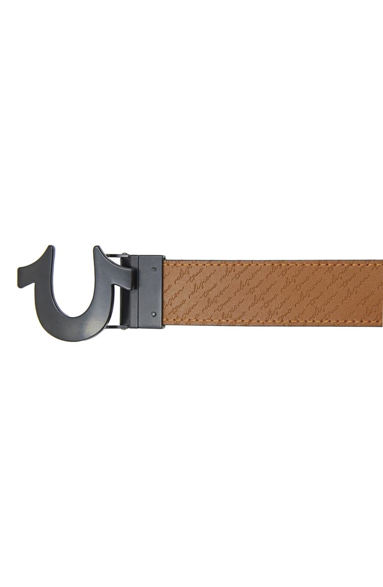 True Religion Dex Reversible Belt, Alternate, color, Black/ Tan