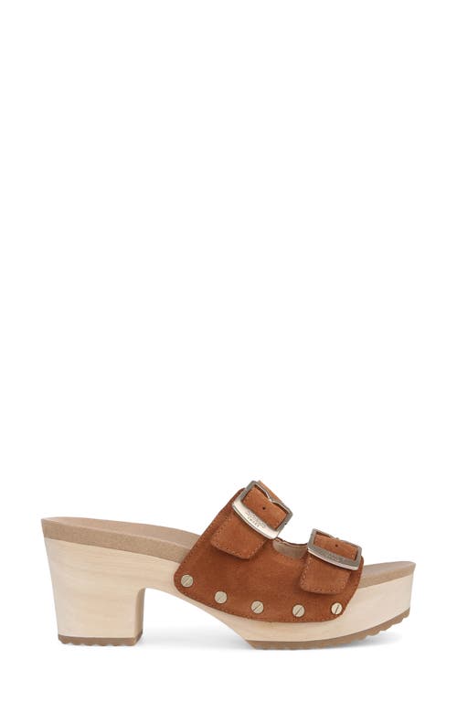 Dr. Scholl's Original Vibe Platform Slide Sandal In Brown