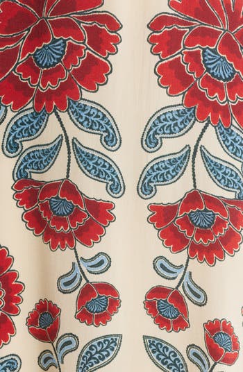 Francesca Sand Lace Detail Floral Dress