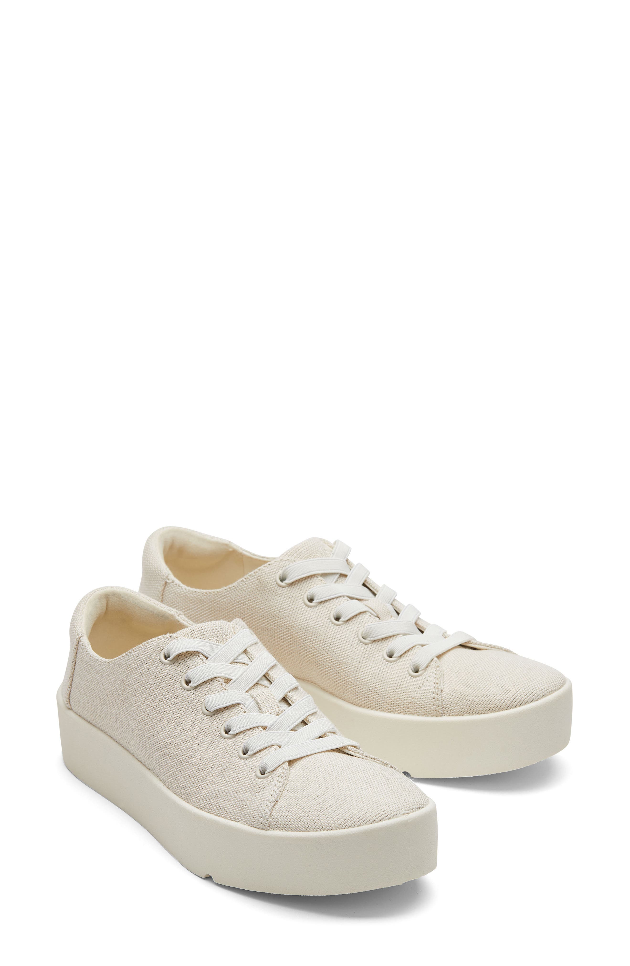 TOMS Verona Platform Sneaker, Alternate, color, Natural