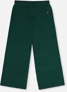 Deux par Deux Knitted Drawstring Waist Wide Leg Flare Pants
