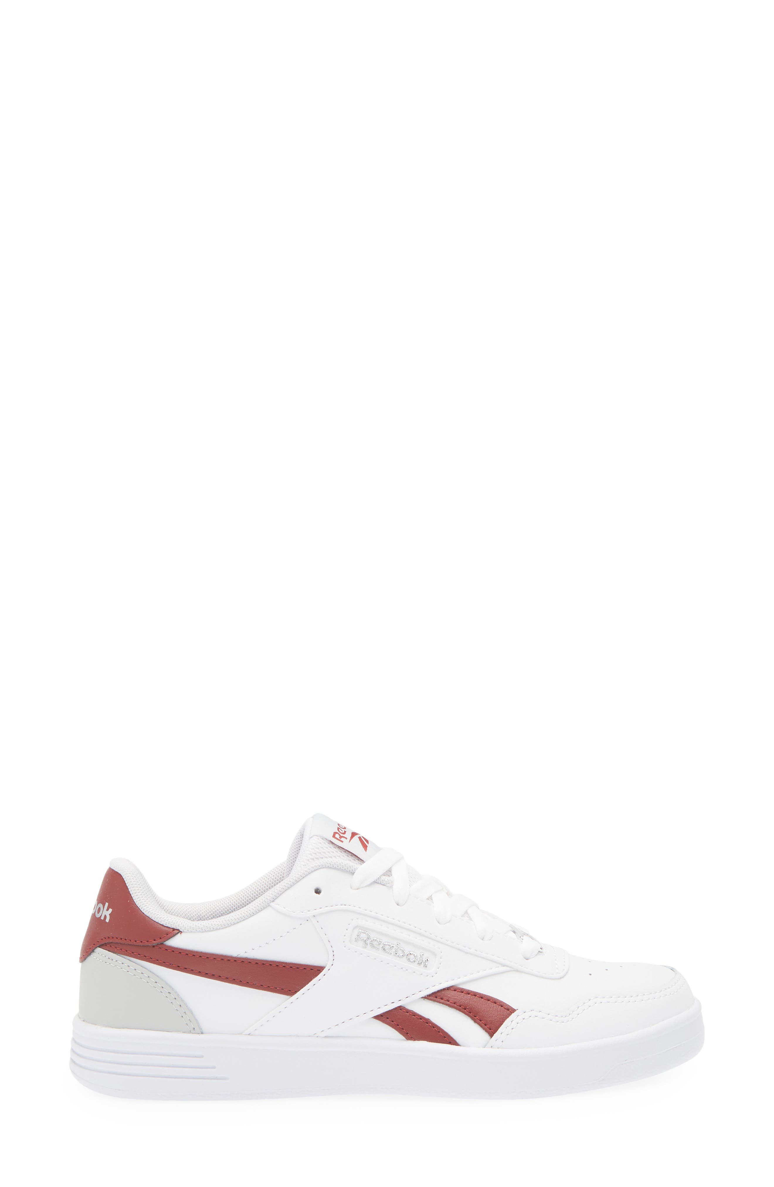Reebok Court Advance Sneaker, Alternate, color, White Red Grey
