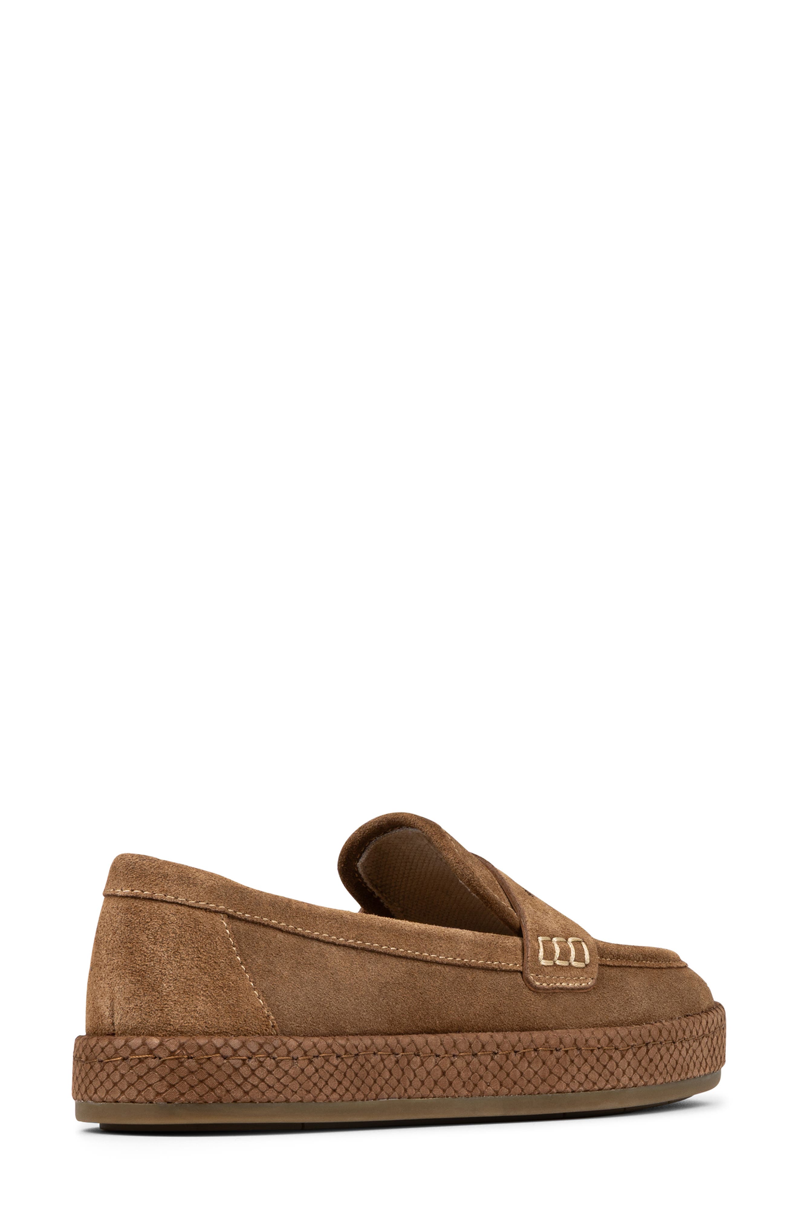 Donald Pliner Genova Platform Loafer, Alternate, color, Saddle