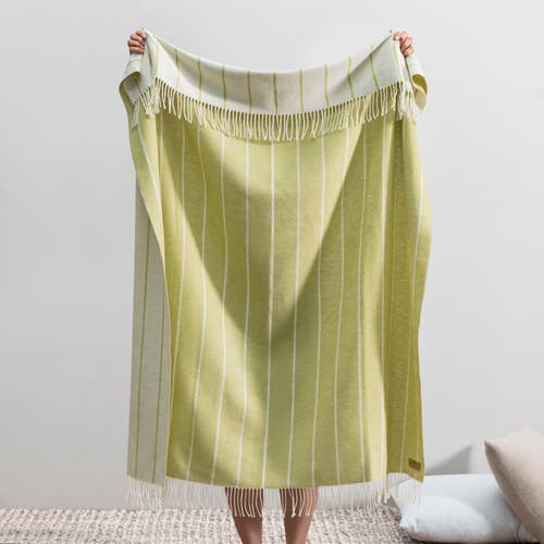 Lands Downunder Fiji Stripe Throw In Green