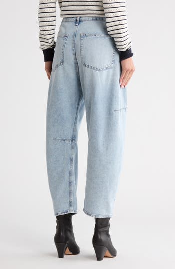 Chase Super High Waist Crop Barrel Jeans