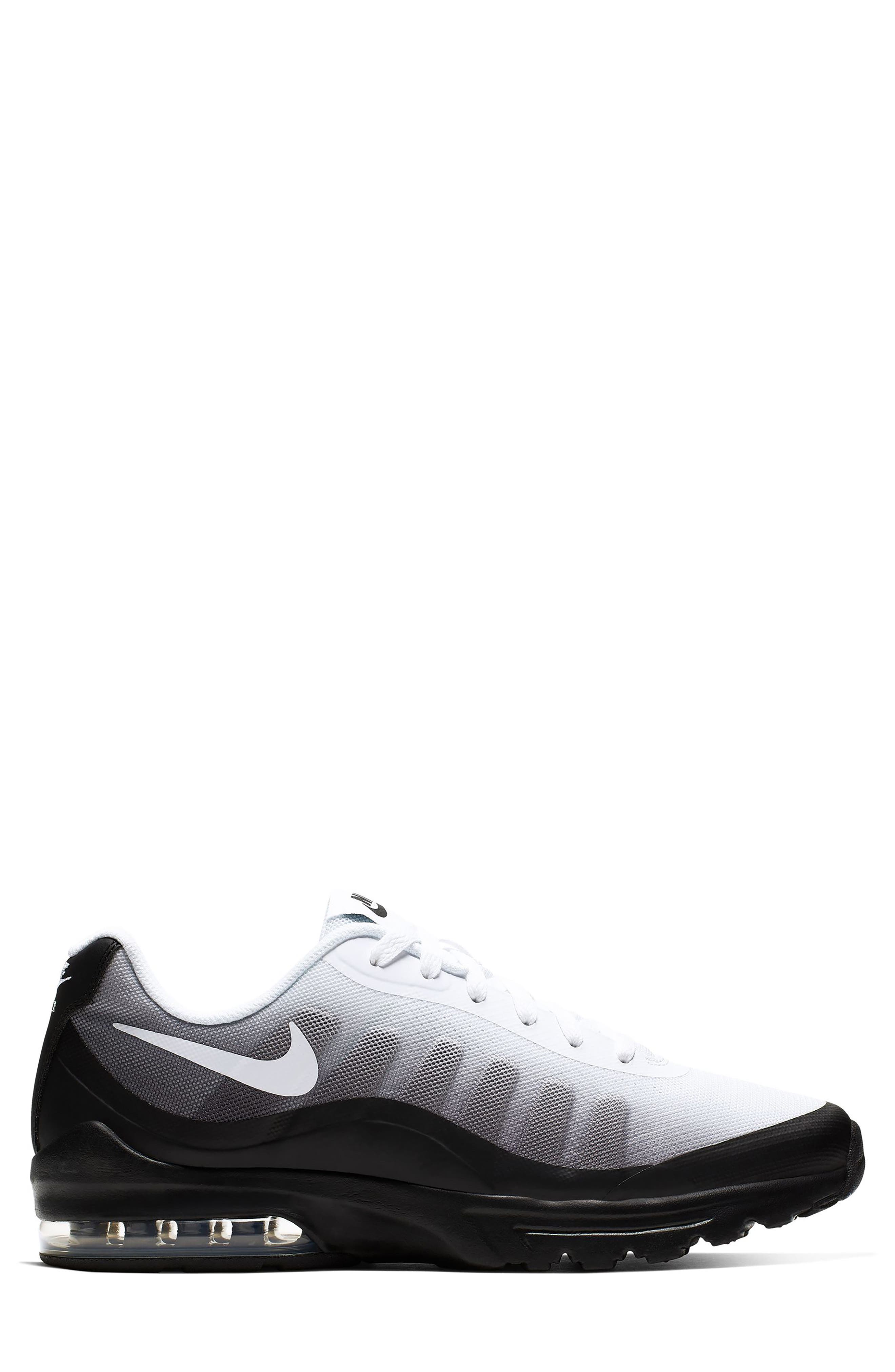 Air Max Invigor Print Sneaker, Alternate, color, 010 BLACK/WHITE