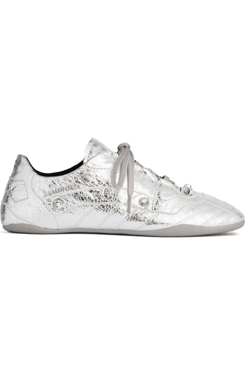 Balenciaga Zen City Metallic Sneaker, Alternate, color, Silver/ Silver