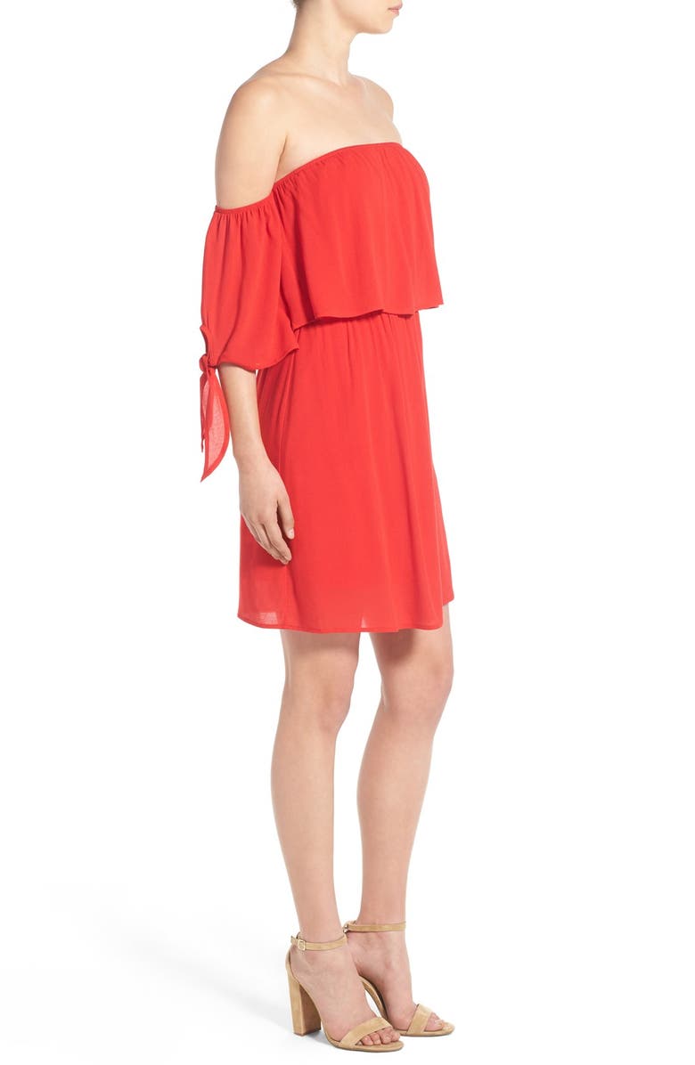 Dee Elly dee elle Off the Shoulder Dress, Alternate, color, 