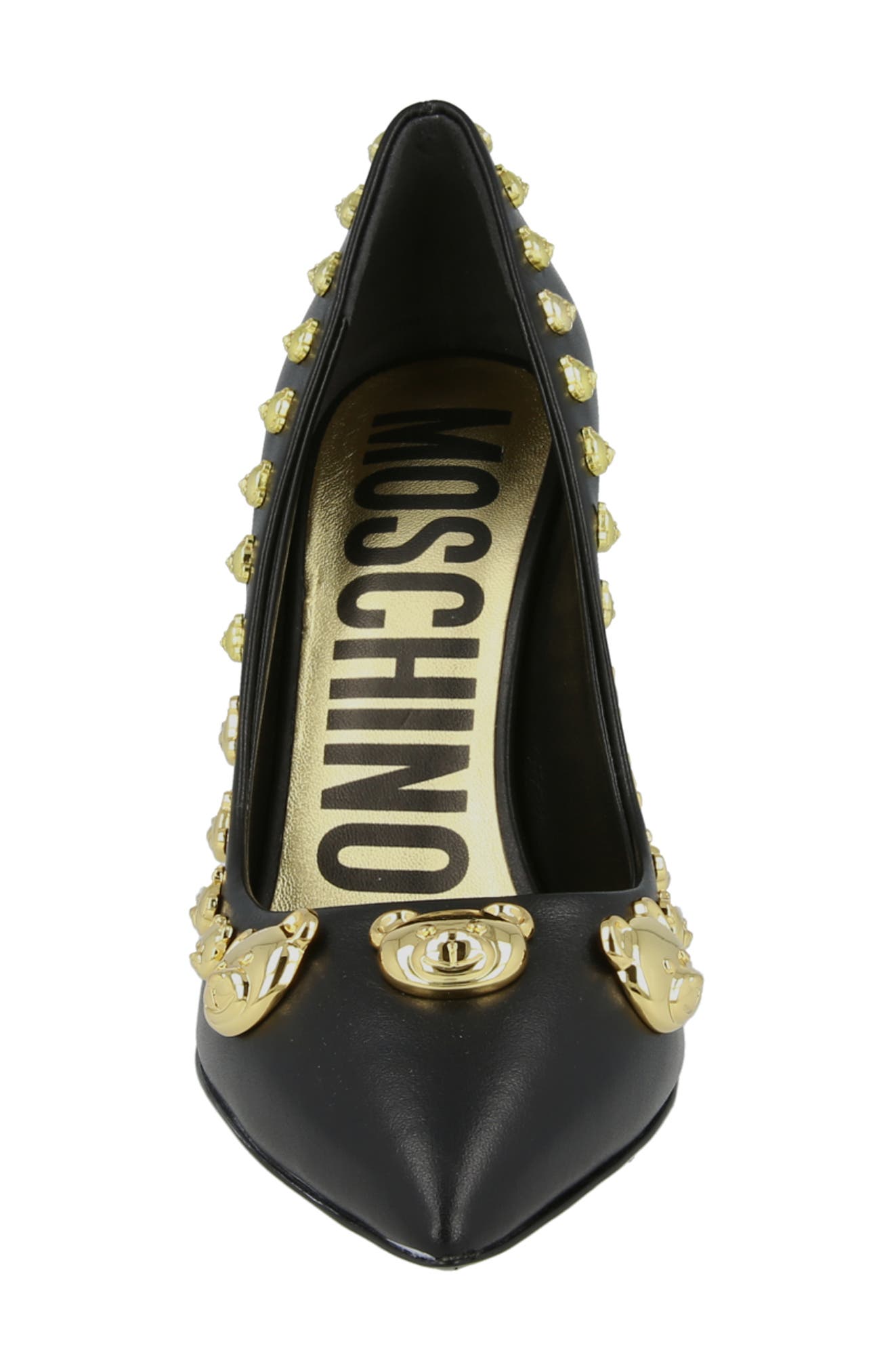 Moschino Teddy Bear Stud Pump, Alternate, color, 