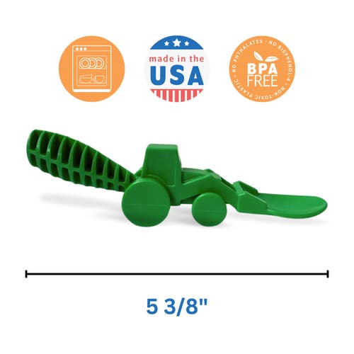 Constructive Eating Set Of 2 Tractor Utensils For Kids And Toddlers, 1 Pack