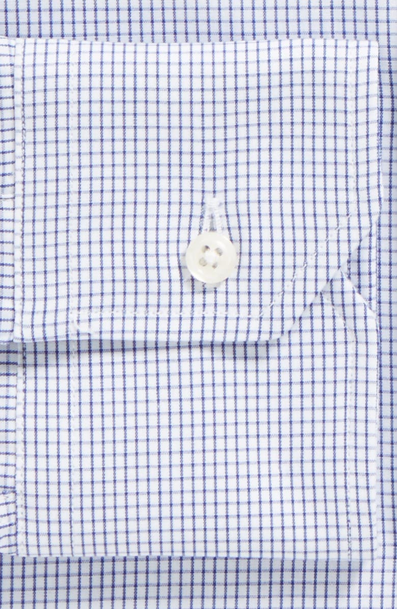 Gitman Tailored Fit Gingham Dress Shirt, Alternate, color,