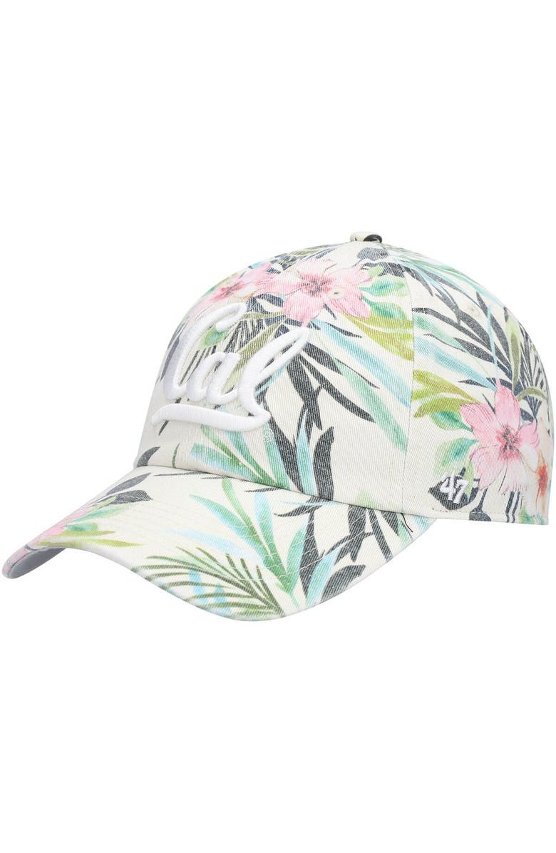 '47 Women's '47 White Cal Bears Bloom Clean Up Adjustable Hat, Main, color, 