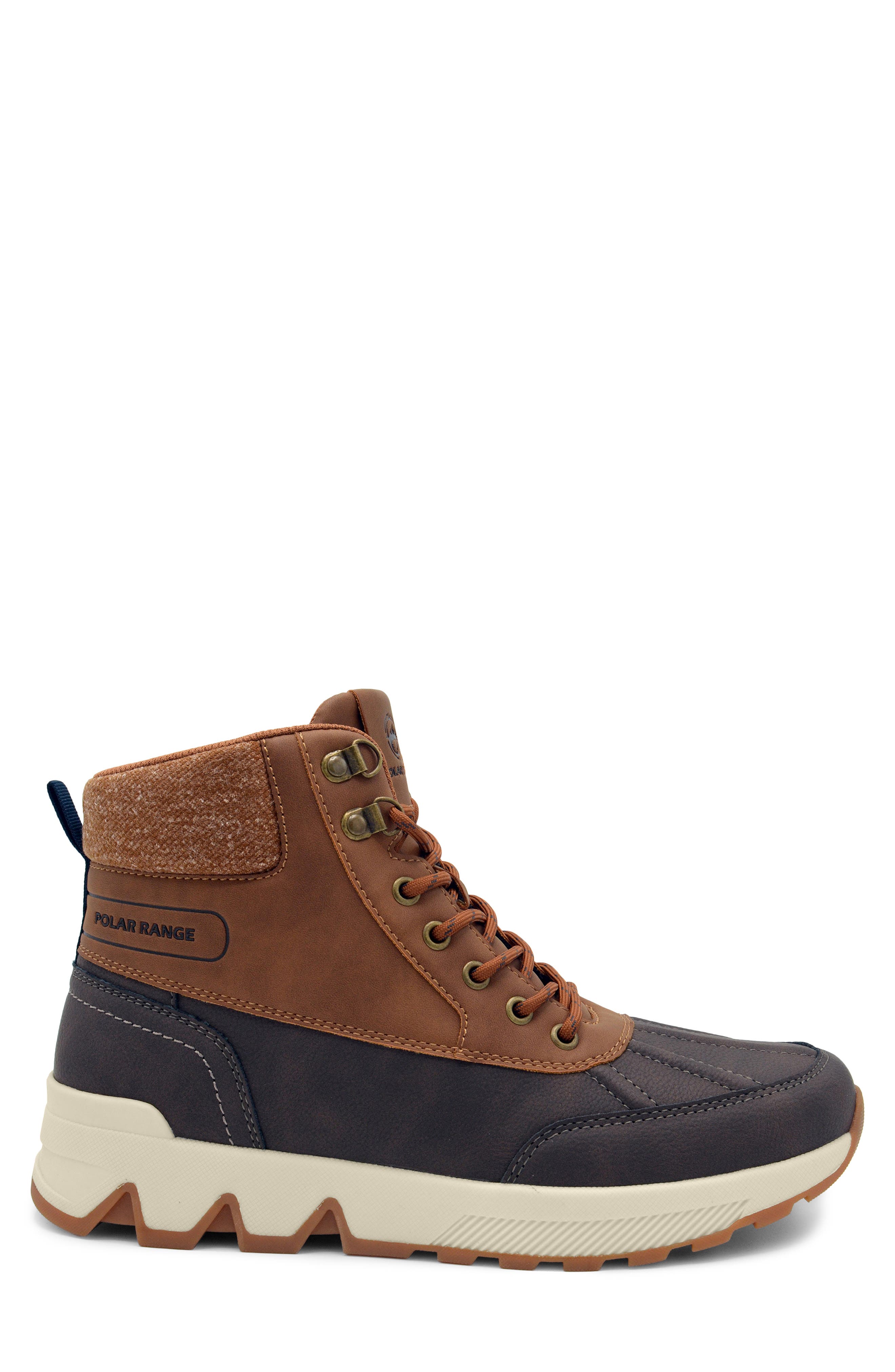 Roxton Faux Leather Boot, Alternate, color, TAN