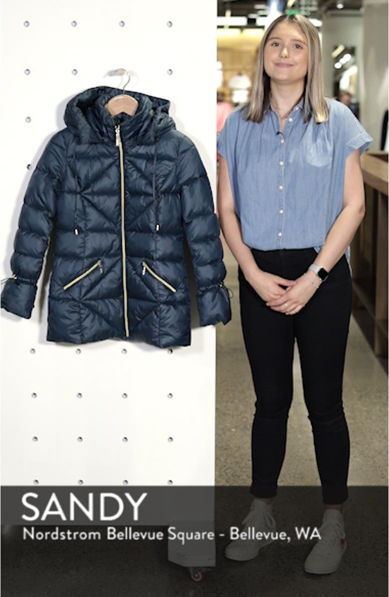 Cinched Sleeve Puffer Jacket, sales video thumbnail