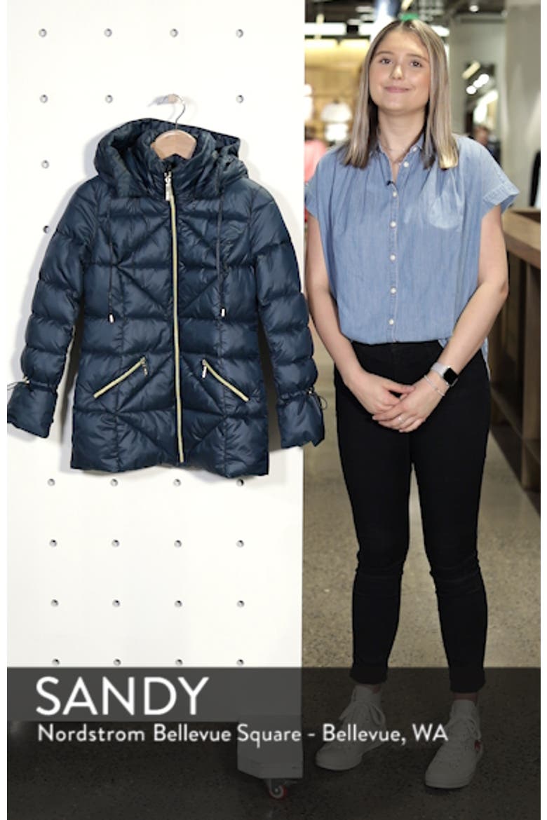 Cinched Sleeve Puffer Jacket video