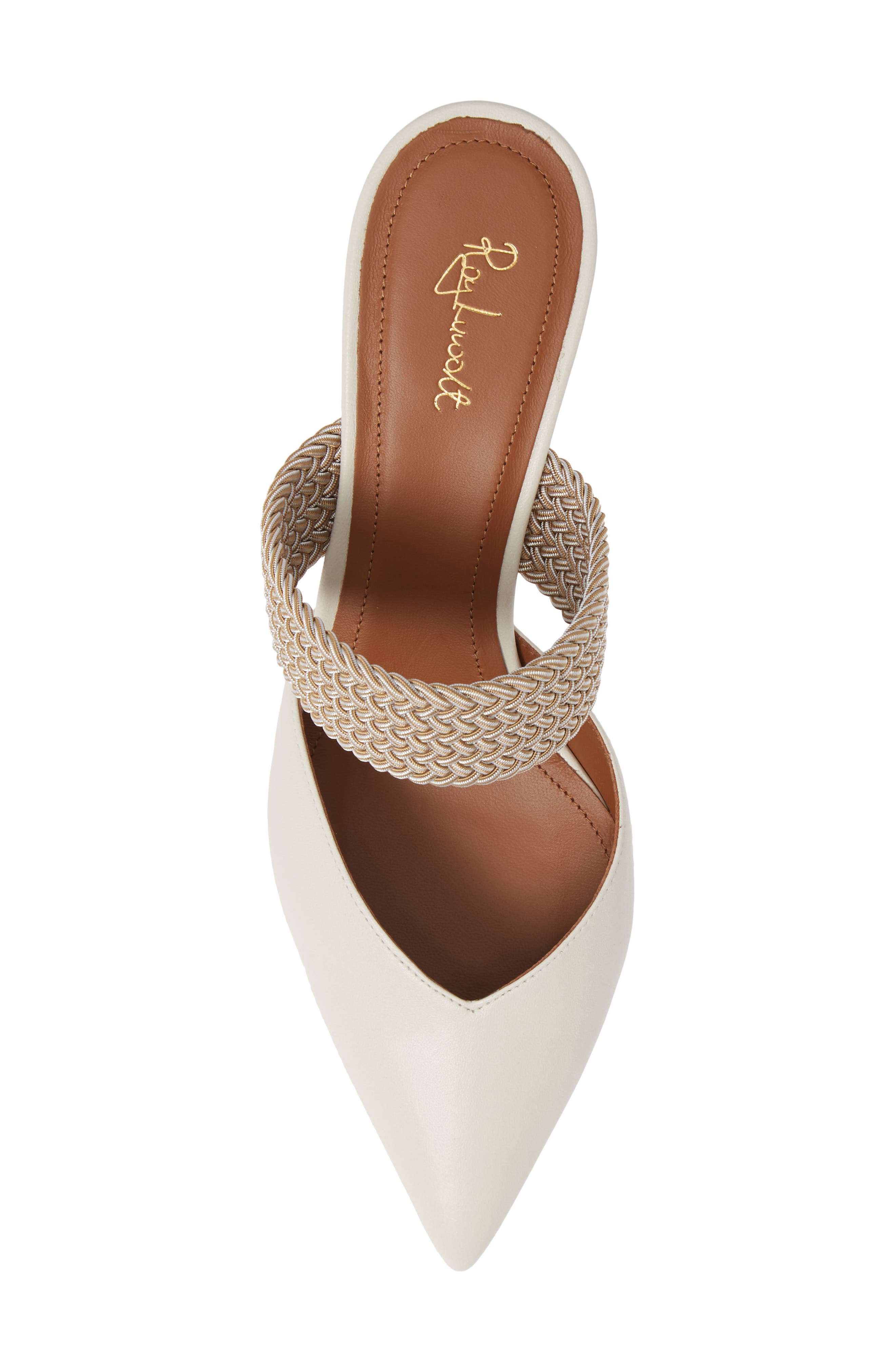 Maisie Banded Mule, Alternate, color, CREAM LEATHER
