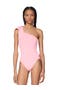 Shoulder Bow Tie One Shoulder One Piece Swimsuit