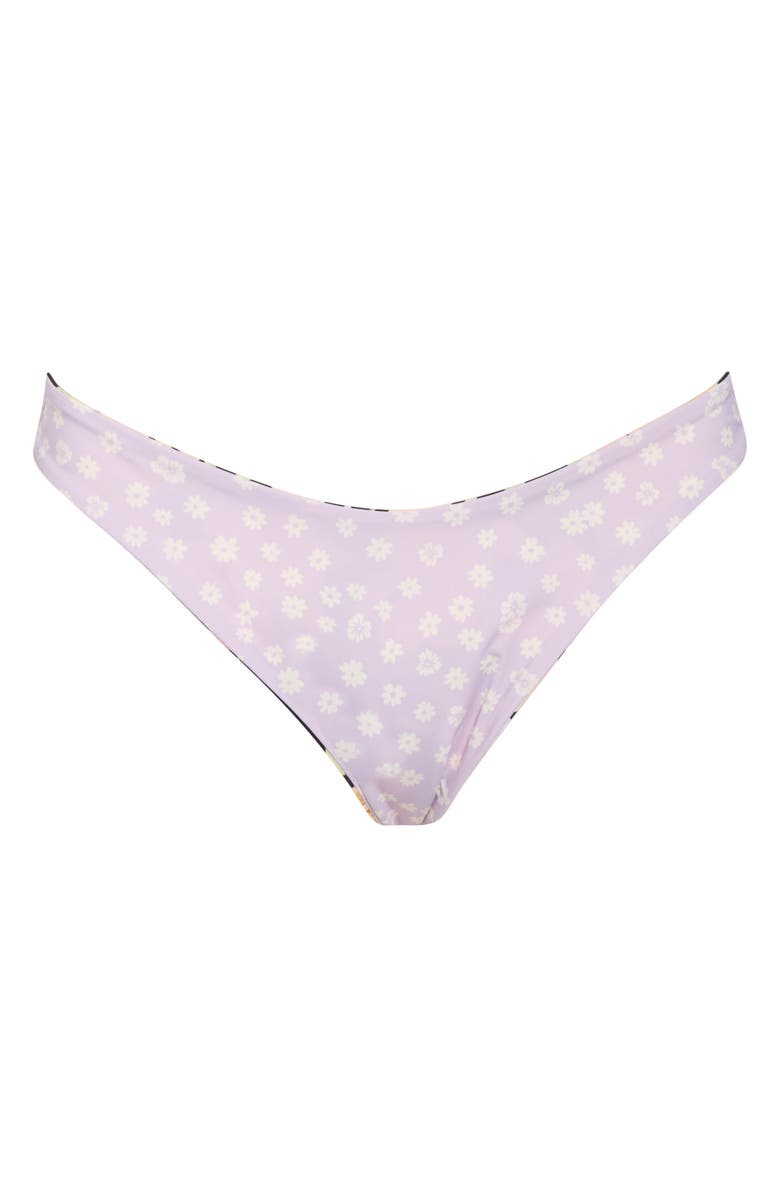 Billabong Twin Sol Reversible Hike Bikini Bottoms, Alternate, color, Black Multi