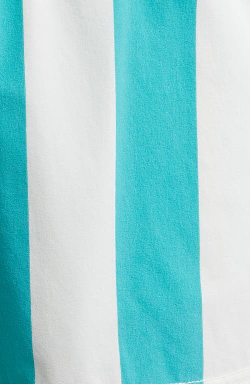 Fair Harbor The Bungalow Water Repellent Swim Trunks In Cabana Stripe