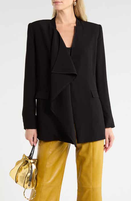 Elea Draped Front Blazer