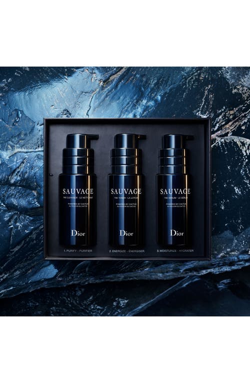 Dior Sauvage Skin Care Ritual Set In No Color