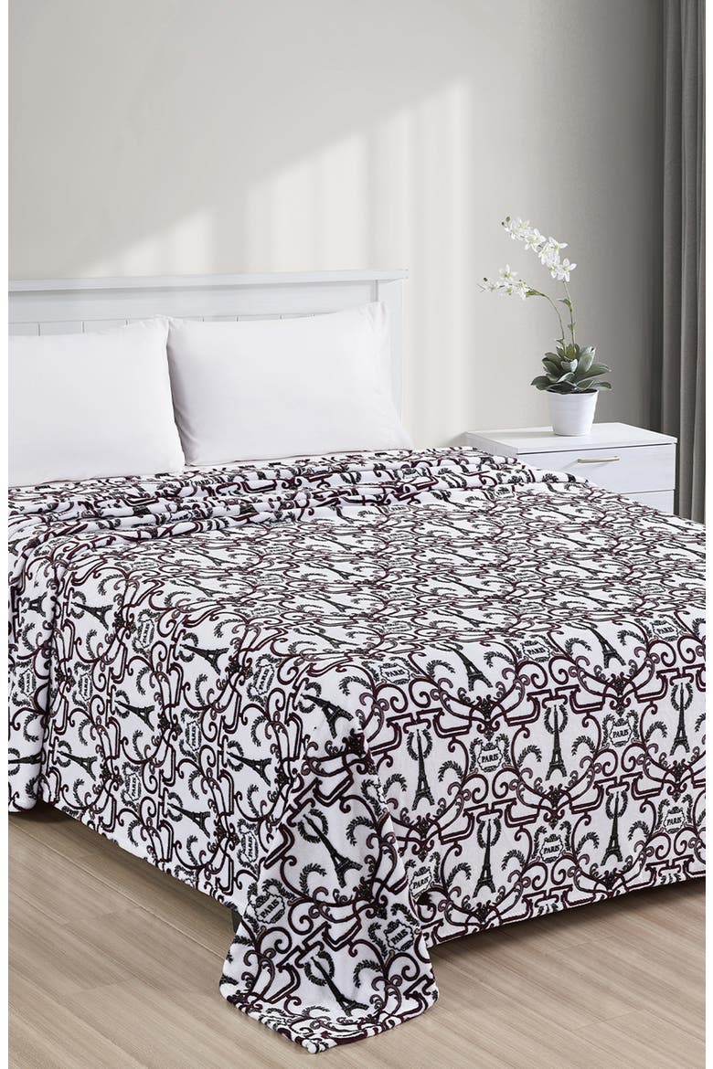 Ultrasoft Plush Throw Blanket, Alternate, color, CHANTAL