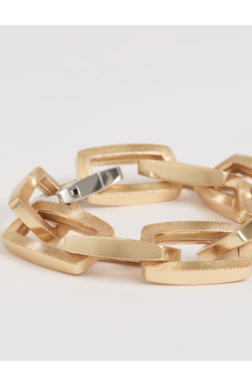 Reiss Gia Graphic Bracelet In Gold