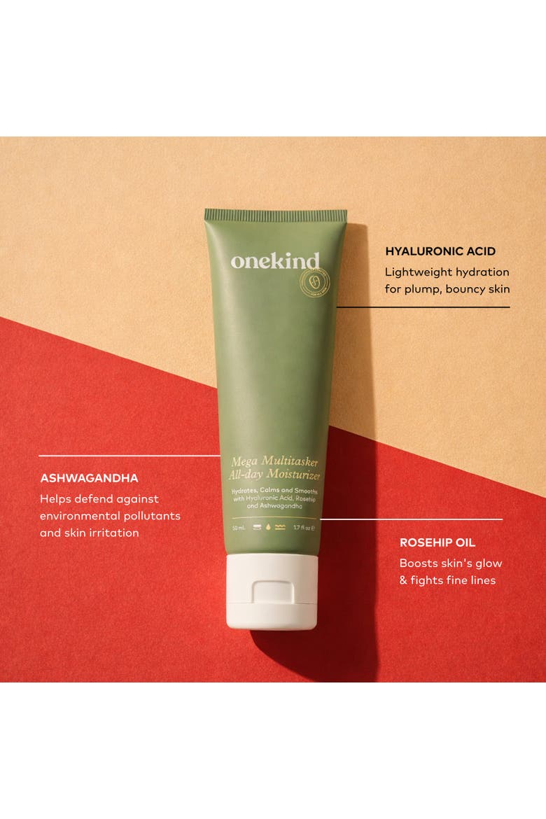 Mega Multitasker Lightweight Antioxidant Daily Face Moisturizer with Hyaluronic Acid, Alternate, color, None