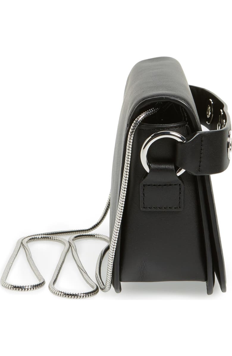 AllSaints 'Ikuya' Leather Clutch, Alternate, color,
