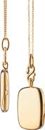 Monica Rich Kosann Britt Slim Rectangle Locket Necklace