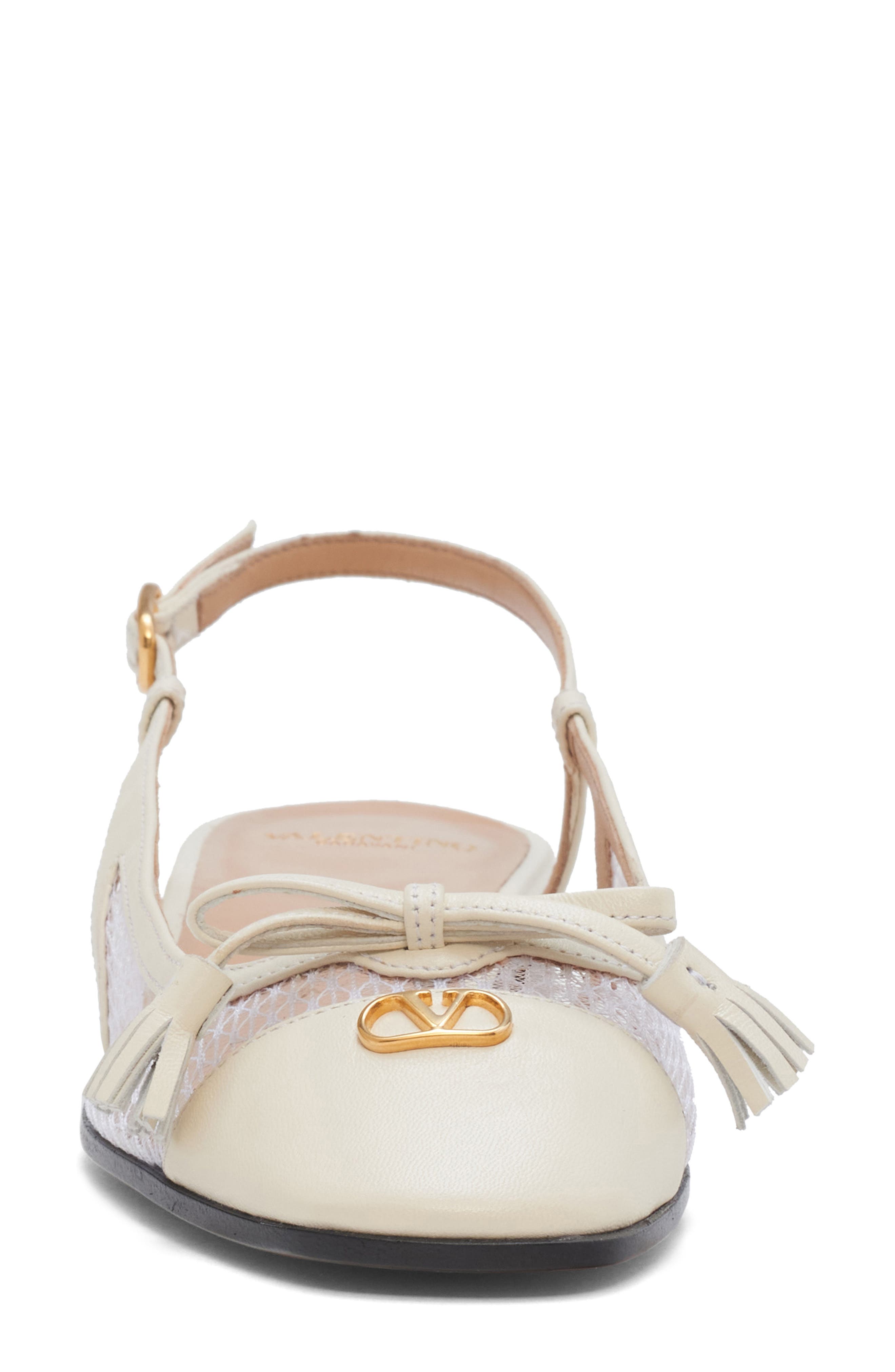 Valet Du Roi Slingback Ballet Flat, Alternate, color, IVORY