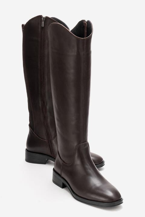Ruiz Leather Knee High Boot