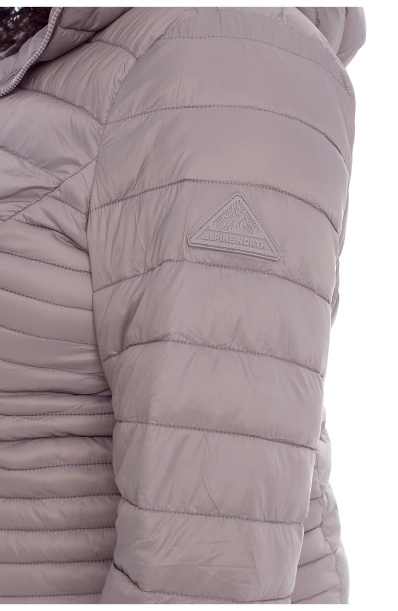 Alpine North YOHO PLUS SIZE - Vegan Down Lightweight Packable Puffer Jacket 
Bag, Alternate, color, Taupe